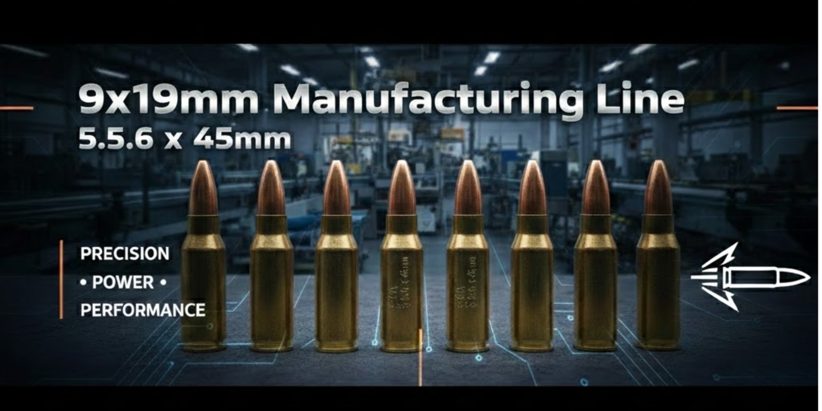 9x19mm Manufacturing Line